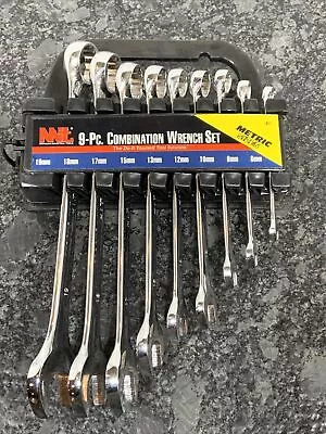 Michigan Industrial Tools 9 Pc Combination Wrench Set 1911 Metric NEW IN CASE • $64.95