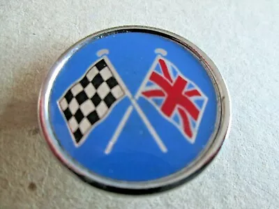 Vintage Motorbike Chequered Flag & Muscle Machine Badges Genuine Not A Repo (63) • £15