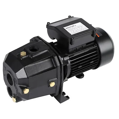 110V 1HP Shallow Well Jet Pump Cast Iron Irrigation Pump 1200GPH For Garden Lawn • $102.99