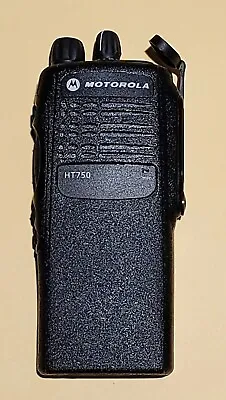 Motorola HT750 403-470 MHz 16ch R05.18.01 Aligned Radio & New Antenna Only • $149