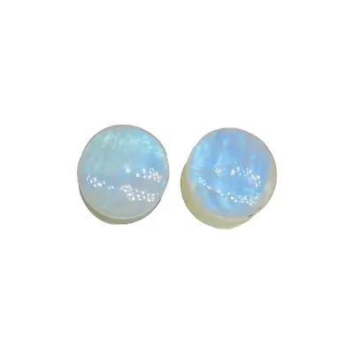 Moonstone Gemstone Naga Body Piercing Jewelry Ear Plugs Size Size 8g (3mm) To 1  • $82.53