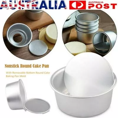 4//6/8Inch Cake Mold Round DIY Cakes Pastry Mould Baking Tin Pan Non-stick AU • $12.85