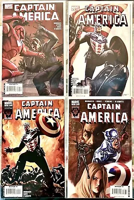 KEY CAPS! 4 Issues Of 2007 Captain America! #33 #34 #35 & #36! Brubaker! Nice! • $9.99