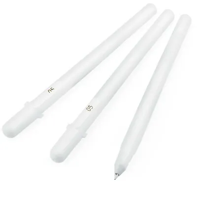 Sakura Gelly Roll Gel Pens - Fine Point 05 - White Ink - Pack Of 3 • £6.99