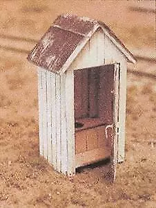 BTS (Better Than Scratch) 13005 O Scale Gents & Ladies Outhouse Kit • $10.99