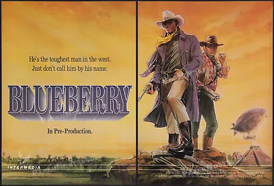 BLUEBERRY__Original 1990 Trade Print AD / Poster__Pre-Production Promo__Moebius • $35