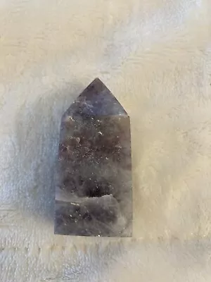 UNICORN STONE TOWER - Lepidolite Pink Tourmaline Mineral Point Crystal Quartz  • $8