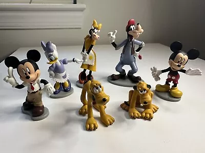 7 Disney Mickey Mouse Action Figures Toys Cake Toppers PVC Lot • $25.99