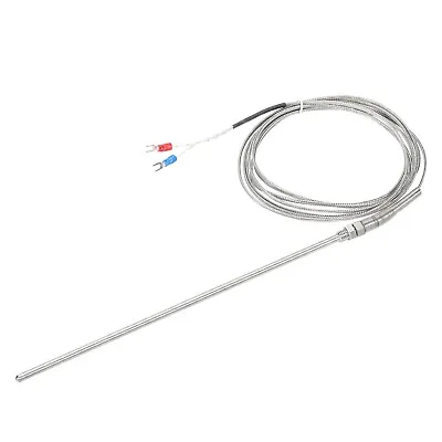 K Type Thermocouple Probe Waterproof Sensor 32 To 1112°F(0 To 600°C)5x250mm 10ft • $12.20