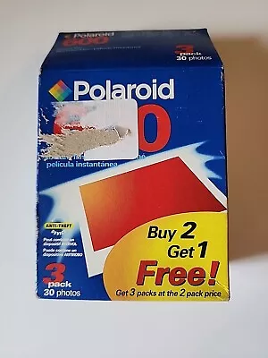 Polaroid 600 Instant Film 30 Pack  Photos Factory Sealed Exp 11/2004 • $40