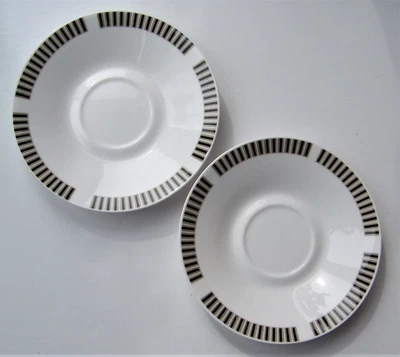 £4.99 • Buy Vintage Royal Osborne Fine Bone China 2 Saucers Only   Caprice   Pattern- 1960s