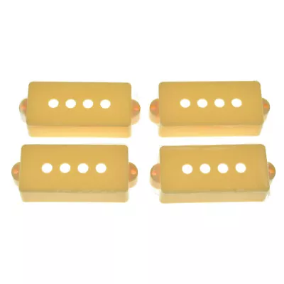 KAISH 4pcs P Bass Pickup Covers 4 String Bass Pickup Covers For P Bass Cream • $5.98