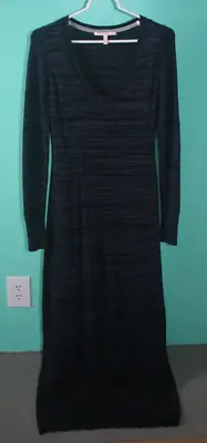 Victoria’s Secret Blue Stripe Sweater Knit Dress Scoop Neck Maxi Size Small • $25