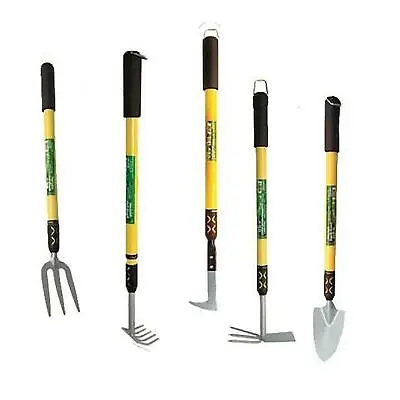 Telescopic Garden Hand Tools - Trowel Fork Rake Hoe Patio Weeder • £9.99