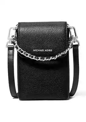 Michael Kors Jet Set Small North/South Chain Top-Handle Crossbody Black NWT • $75