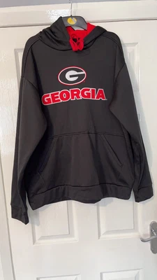 £24.99 • Buy Vintage Champion Georgia Bulldogs Black University Hoodie Large