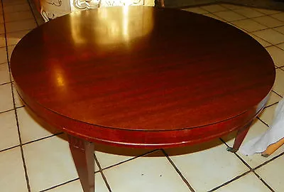 Mahogany Mid Century Formica Top Coffee Table By Mersman  (CT-281) • $449