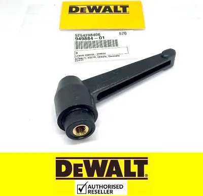 £12.96 • Buy GENUINE DeWALT 949884-01 Lock Lever Handle Knob FIT FOR DW743 DW742 DW743N