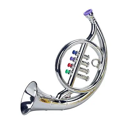 £18.80 • Buy Musical 4 Tones Mini Play Metallic Wind Instruments French Horn For Party Boys