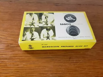 Vintage Tasco Prepared Microscope Slide Set #1560 Made In Japan • $12