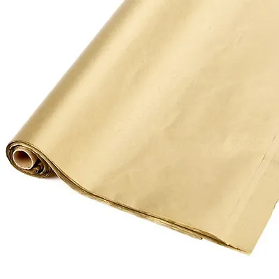 Roll Of Top Quality Metallic Gold Tissue Paper 48 Sheets 20 X 30 Inches • £17.99