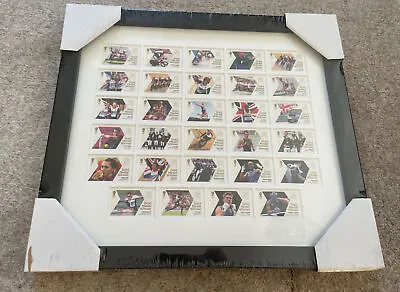 £99.95 • Buy London 2012 Olympic Team GB Gold Medal Winners Stamp Collection Framed Brand New