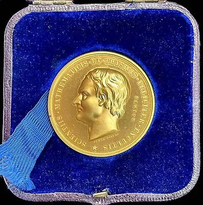 1864 GOLD (RARE 4 KNOWN) CANADA McGILL UNIVERSITY ANNE MOLSON MEDAL CASED • $5900