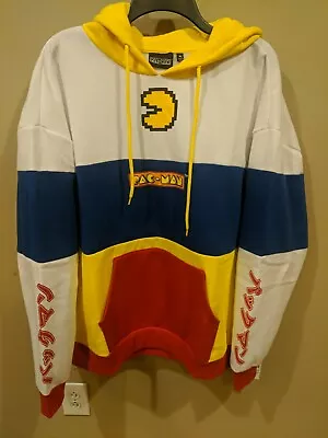 Pac-Man Kanji Sleeves Hoodie. Size XL • $34.99