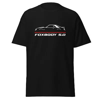 Premium T-shirt For Ford Mustang Foxbody 5.0 Car Enthusiast Birthday Gift • $19.97