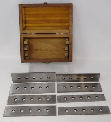 Machinist's 6  Two-Face Parallel Set 8 Pieces In Original Wooden Box • $59.99