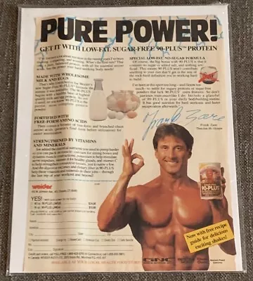 Frank Zane Weider Protein Ad Photo From FLEX Bodybuilding Magazine • $9.99