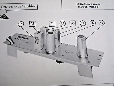 Harman Kardon Mx500 Fm Stereo Multiplex Adapter Photofact • $7.50