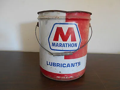 Vintage Marathon Lubricants Can  • $39