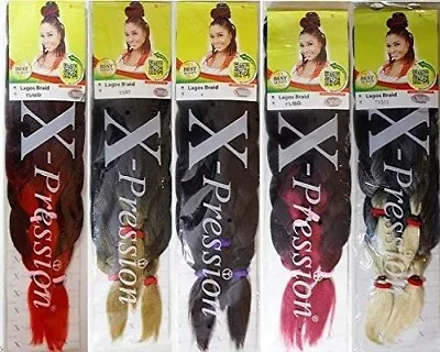 Genuine Authentic Expression Lagos Braids Hair Extension For Braiding Xpression • £4.85