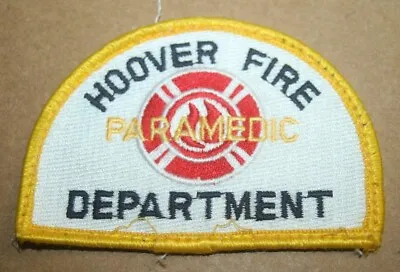 £10.40 • Buy Hoover Fire Paramedic Department Patch/Badges