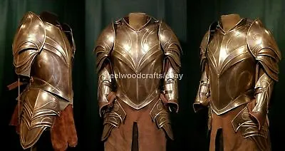 Medieval LOTR Elven Armor Cuirass Warrior Larp Reenactment Cosplay Costume Armor • $399.49