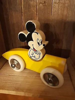 Vilac Yellow Mickey Car • $15.88