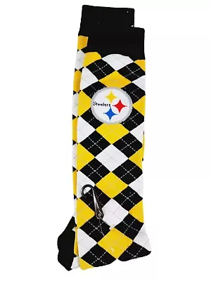 Men's Pittsburgh Steelers Argyle Socks  Mid Calf Size 10-13 New Without Tags  • $9.99