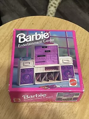 Barbie Entertainment Center In Box Purple Vintage 65211 1993 • $24.99