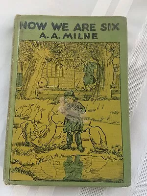$39.99 • Buy Vtg ~Now We Are Six (A A.Milne - 1942) Winnie The Pooh HB