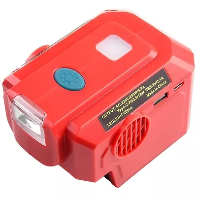 Reliable 200W Power Inverter For Milwaukee Battery Stay Connected Anywhere • $59.42