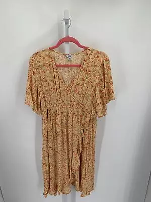 Sonoma Yellow Size Large Maternity Short Sleeve Dress • $19