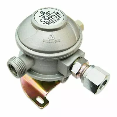 Cavagna Straight Outlet 8mm 30MB Bulkhead Gas Regulator Caravan Motorhome R43008 • £29.95