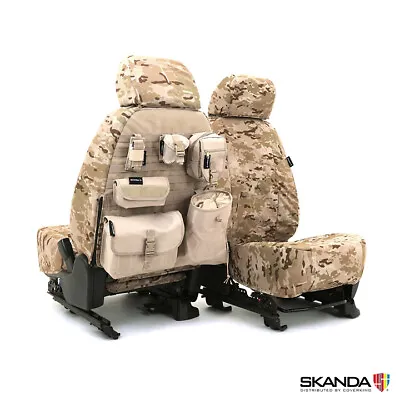 NEW Custom-Fit Multi-Cam Arid Camo Tactical Seat Covers W/MOLLE Back USA-MADE • $399.99