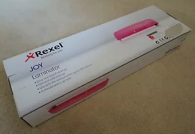 £19.99 • Buy REXEL - Joy 2104131 A4 Home / Office Laminator - Pink - NEW / UNUSED