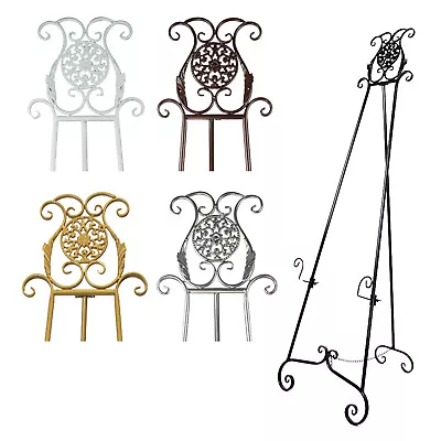 ORNATE METAL DISPLAY EASEL - 5 Colours Available | 148cm | Great For Weddings • $66.65