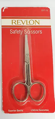 New REVLON SAFETY SCISSORS #2377-10  Superior Quality**RARE VINTAGE ORIGINAL • $29.99