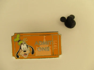 $9.37 • Buy Disney Goofy Ticket Trading Pin Admit One 1971 Brooch Lapel Pin Badge Jewelry