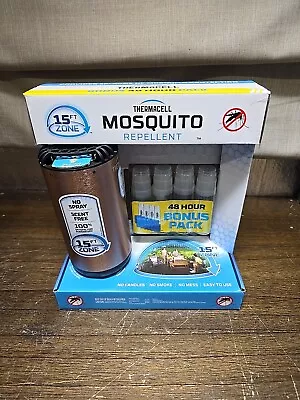 Thermacell PSMOB Portable 15ft Zone Mosquito Repellent 48 Hour Refills Copper • $22.10