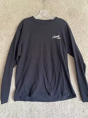 Vineyard Vines Skiing Shirt Men's M Black Long Sleeve Pocket T-shirt • $12